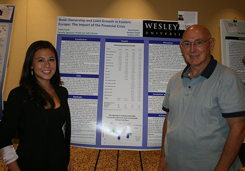 Dana Louie and John Bonin, Economics Department